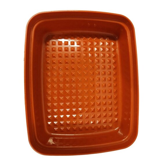 Vintage Tupperware Paprika Red Meat Marinade Storage Container With lid # 1518-3 - Picture 4 of 8